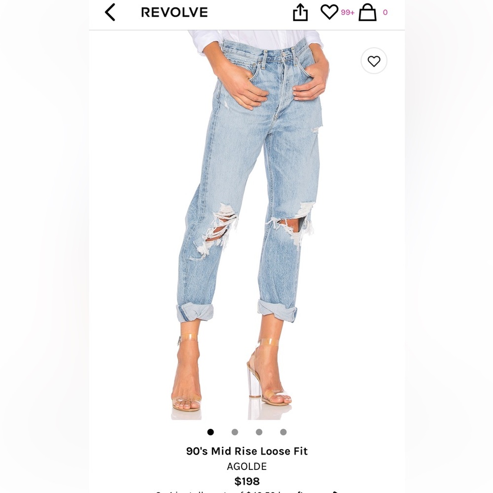 Agolde 90s mid rise . Size 26. Amazing denim